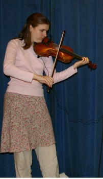 Megan and fiddle